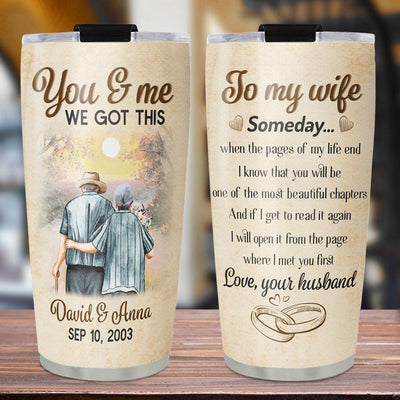 The Pages Of My Life - Personalized Custom Tumbler