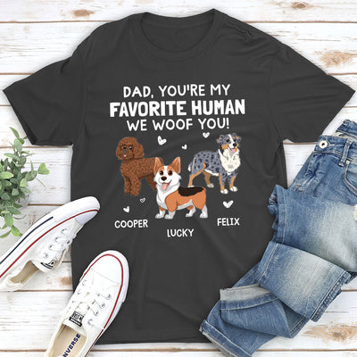 Woof You Mommy - Personalized Custom Unisex T-shirt