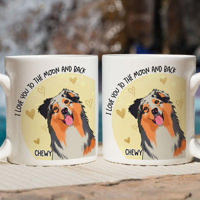 To The Moon - Personalized Custom Coffee Mug