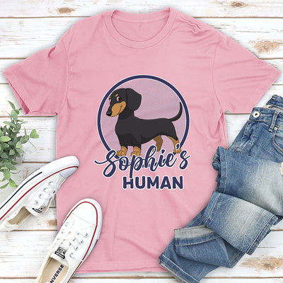 Dog Human Circle - Personalized Custom Unisex T-shirt