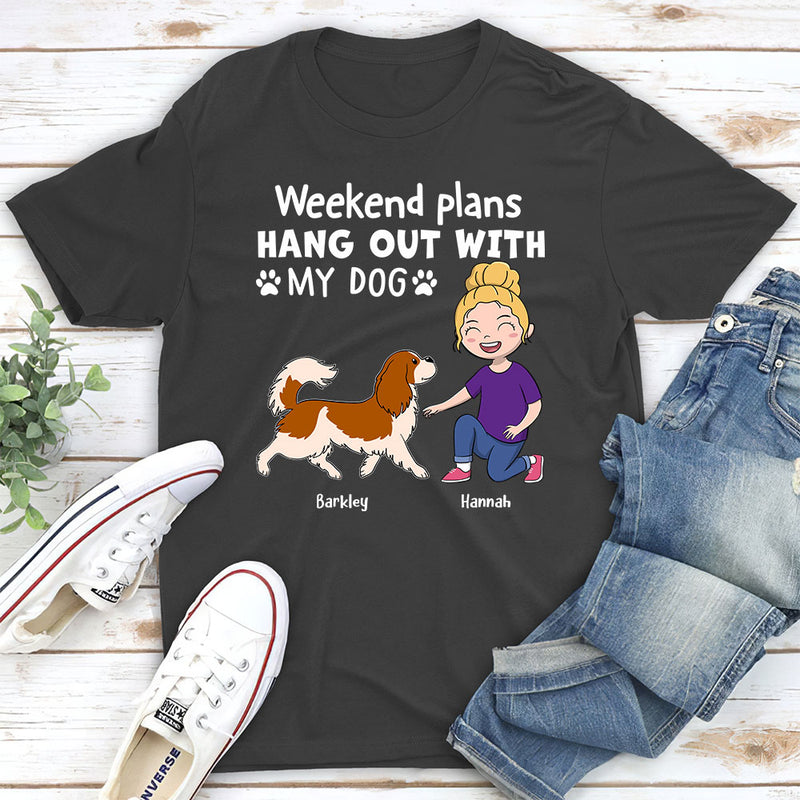 Weekend Plans - Personalized Custom Unisex T-shirt