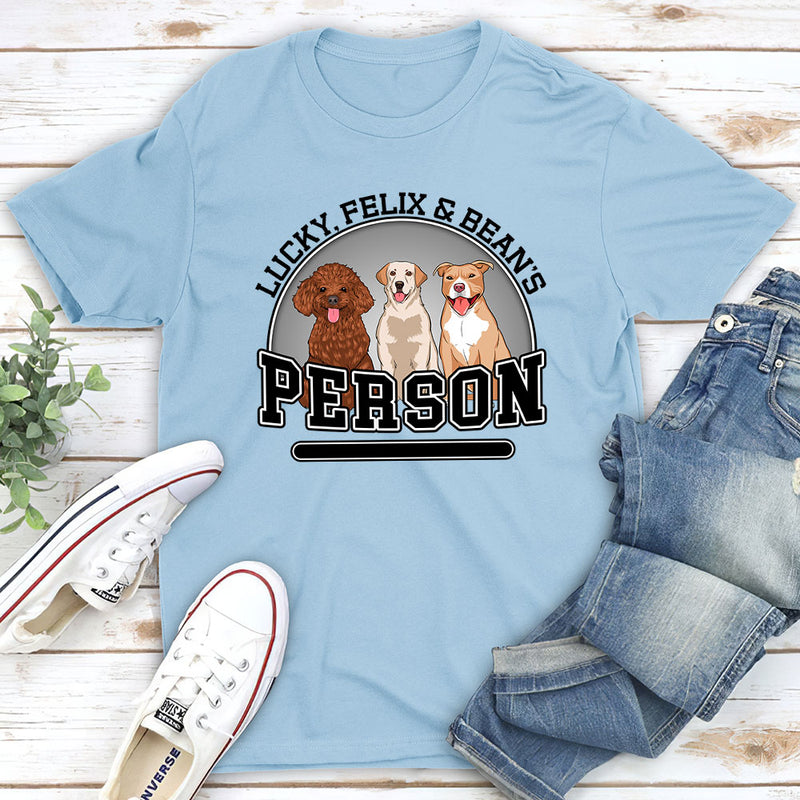 Dog Person 2 - Personalized Custom Unisex T-shirt