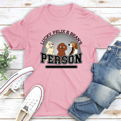 Dog Person 1 - Personalized Custom Unisex T-shirt