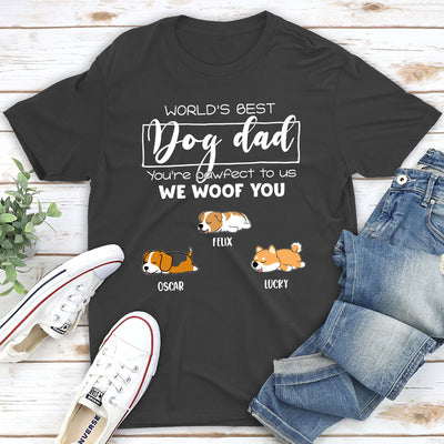 Pawfect Mom Dad - Personalized Custom Unisex T-shirt