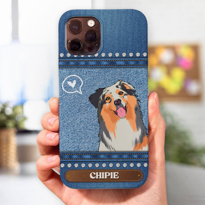 Love Dog Jean - Personalized Custom Phone Case
