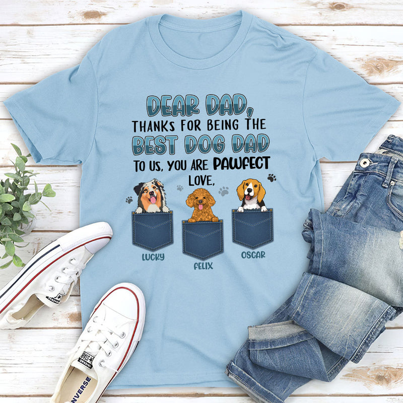 Dog Thank You - Personalized Custom Premium T-shirt