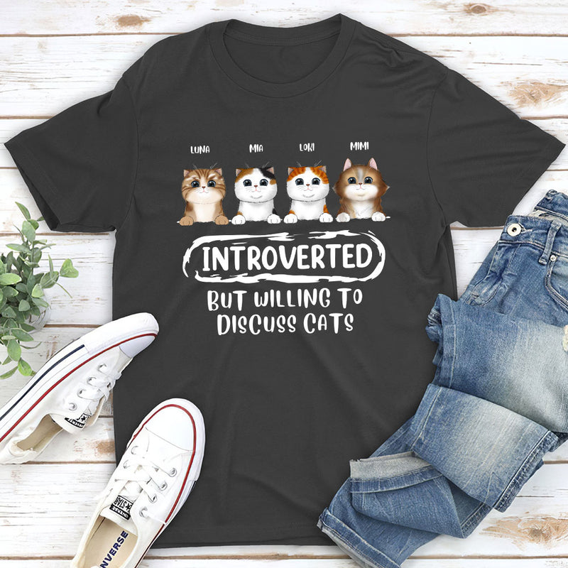 Discuss Cat - Personalized Custom Unisex T-shirt