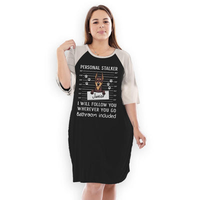 Follow You Everywhere - Personalized Custom 3/4 Sleeve Dress