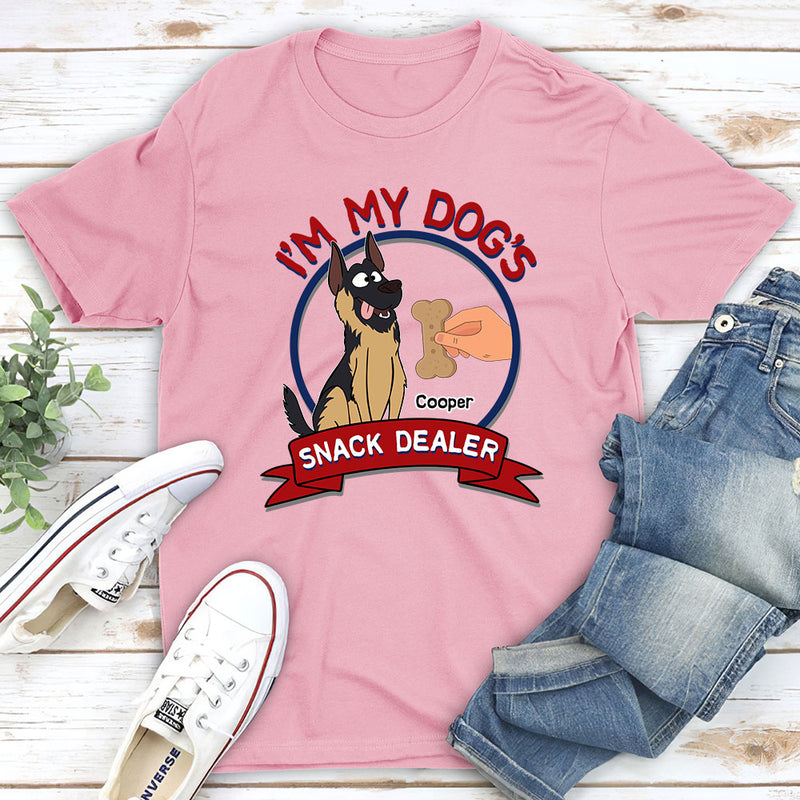 Dog Snack Dealer - Personalized Custom Unisex T-shirt