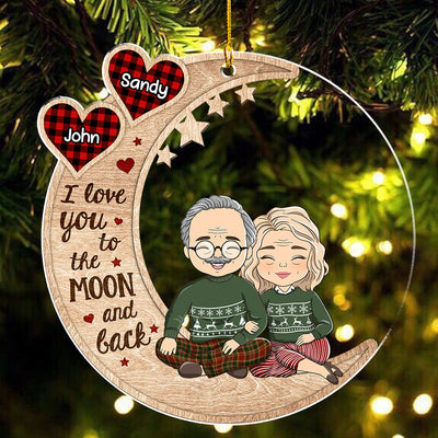 I Love You - Personalized Custom Acrylic Ornament