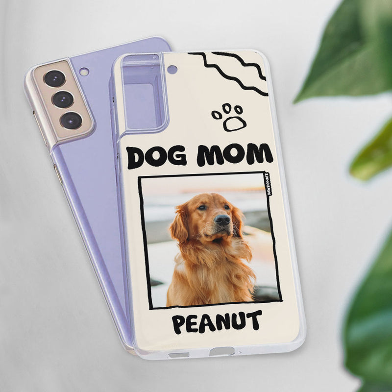 Dog Mom/Dad Cartoon Photo - Personalized Custom Phone Case