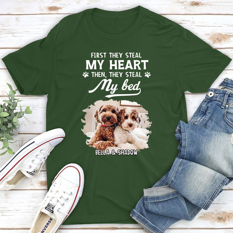 Steal My Heart - Personalized Custom Unisex T-shirt