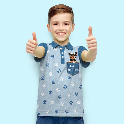 Pocket Shirt - Personalized Custom Kids Polo Shirt