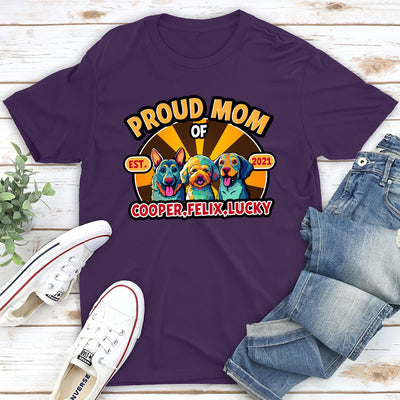 Proud Mom/Dad - Personalized Custom Unisex T-shirt