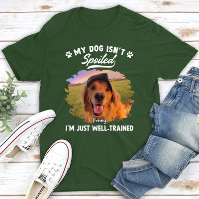 Spoiled Dog Photo - Personalized Custom Unisex T-shirt