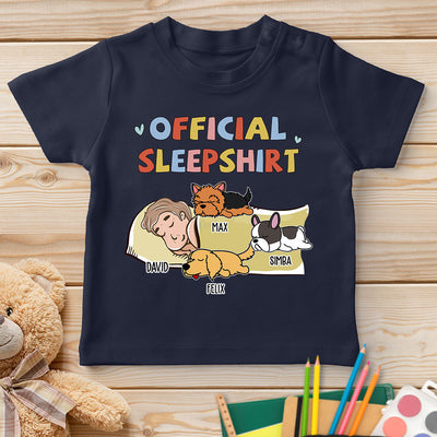 Sleeping Dog Sleepshirt Version 2 - Personalized Custom Youth T-shirt