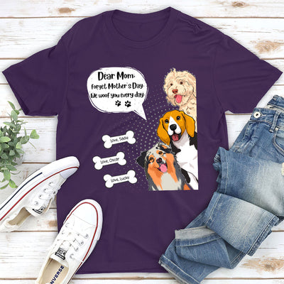 I Woof You Every Day - Personalized Custom Unisex T-shirt