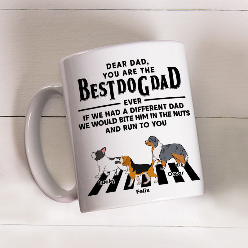 Dogs Run To You (Up To 4 Dogs) - Personalized Custom Coffee Mug