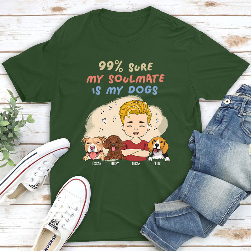 Soulmate For Life - Personalized Custom Unisex T-shirt