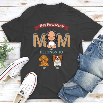 Pawsome Parents - Personalized Custom Unisex T-shirt