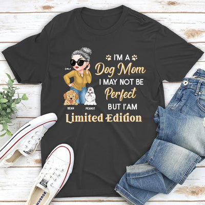 Limited Dog Mom - Personalized Custom Unisex T-shirt