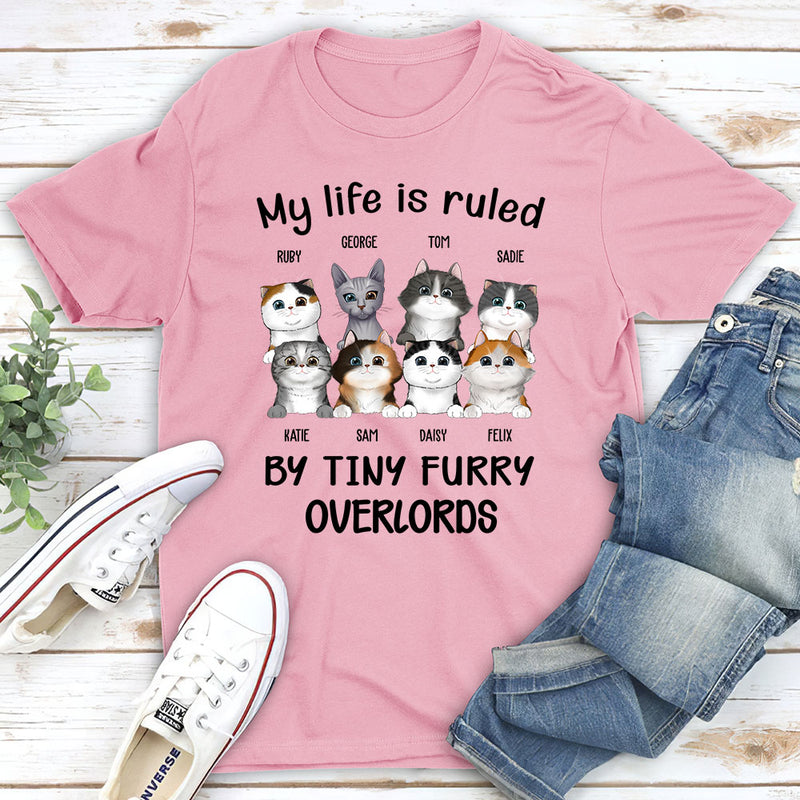 Ruled By Cats - Personalized Custom Unisex T-shirt