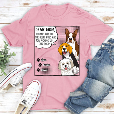 All The Belly Rubs - Personalized Custom Unisex T-shirt