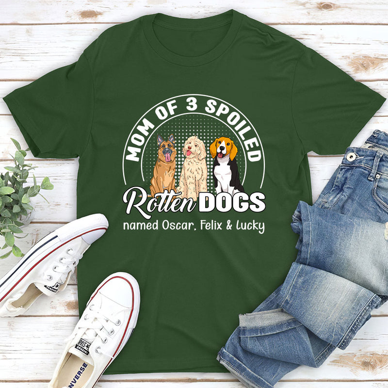 Spoiled Dogs - Personalized Custom Unisex T-shirt