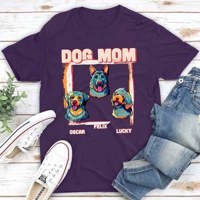 Cool Dad/ Mom Pop Art - Personalized Custom Unisex T-shirt