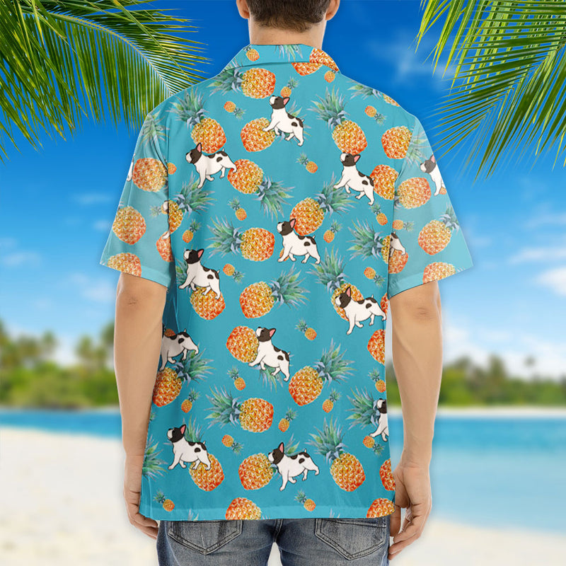 Pattern Walking Dog - Personalized Custom Hawaiian Shirt