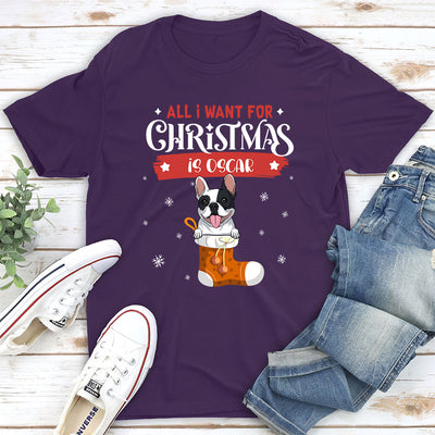 Christmas Wishlist - Personalized Custom Unisex T-shirt