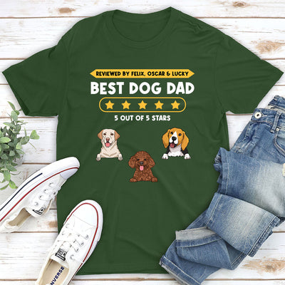 Dog Review - Personalized Custom Unisex T-shirt