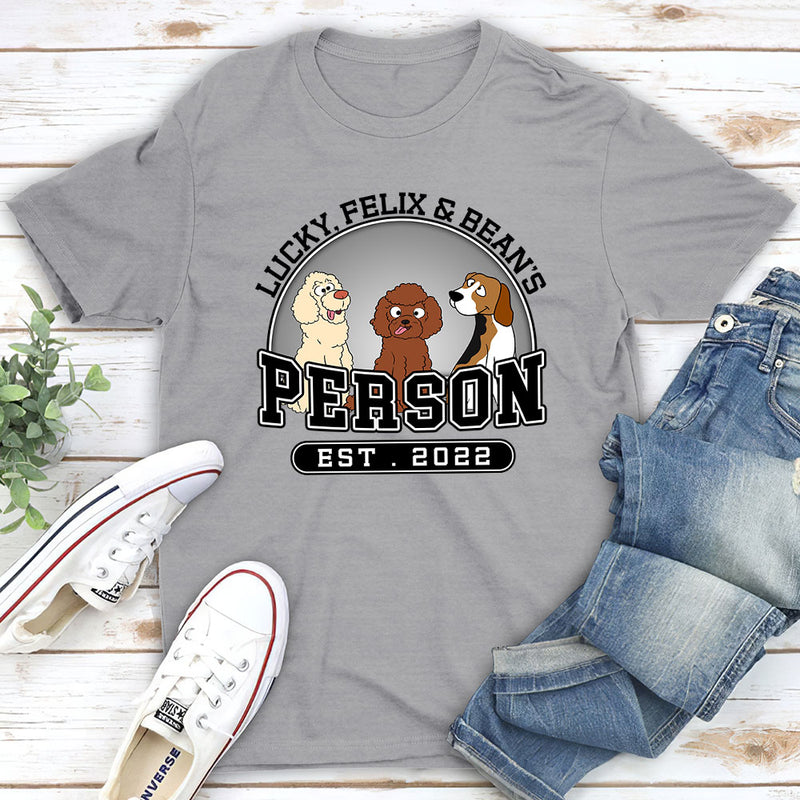 Dog Person - Personalized Custom Unisex T-shirt