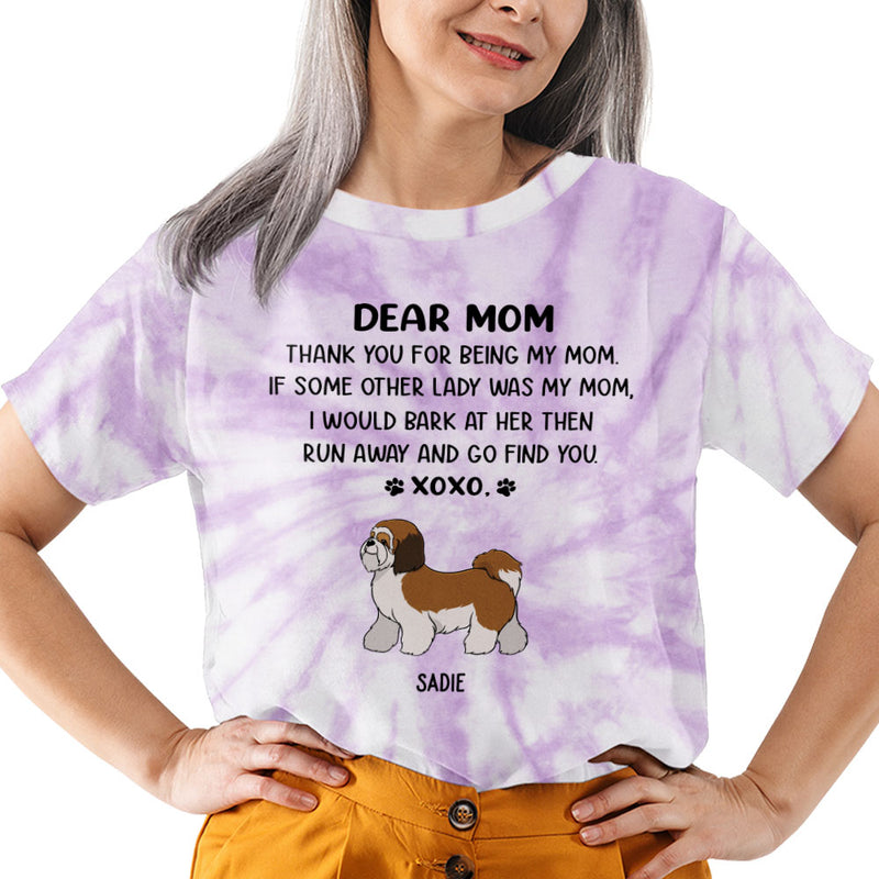 Dear Mom Xoxo - Personalized Custom All-over-print T-shirt