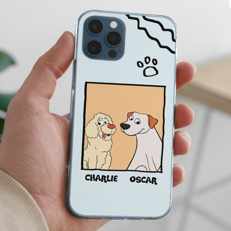 Cartoon Dog - Personalized Custom Phone Case