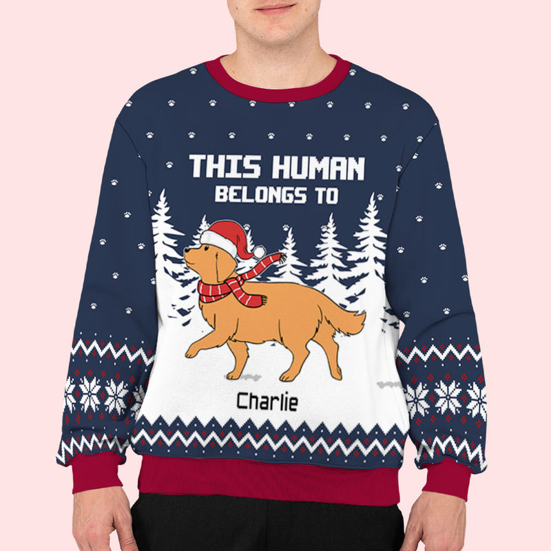 Human Belongs - Personalized Custom All-Over-Print Sweatshirt