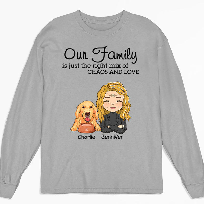 Chaos And Love - Personalized Custom Long Sleeve T-shirt