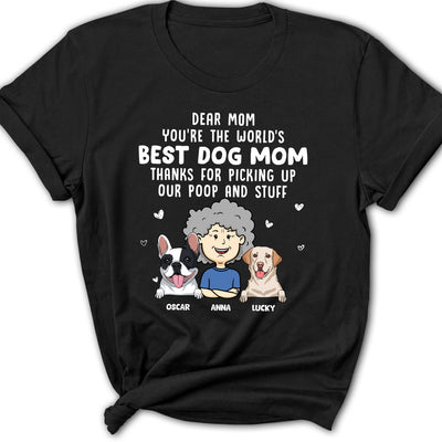 Funny Message For Dog Parents - Personalized Custom Women's T-shirt