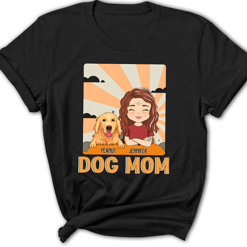 I Luv U Mom - Personalized Custom Women&