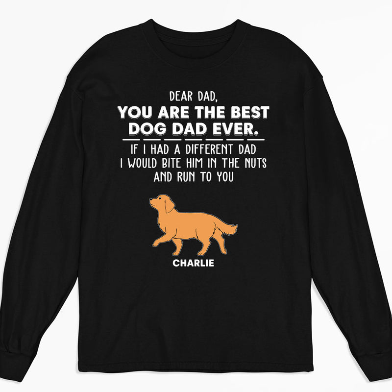 I Would Bite Him - Personalized Custom Long Sleeve T-shirt