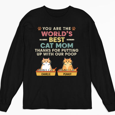 Thanks For Putting Up - Personalized Custom Long Sleeve T-shirt