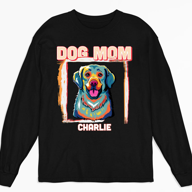 Cool Dad/ Mom Pop Art - Personalized Custom Long Sleeve T-shirt
