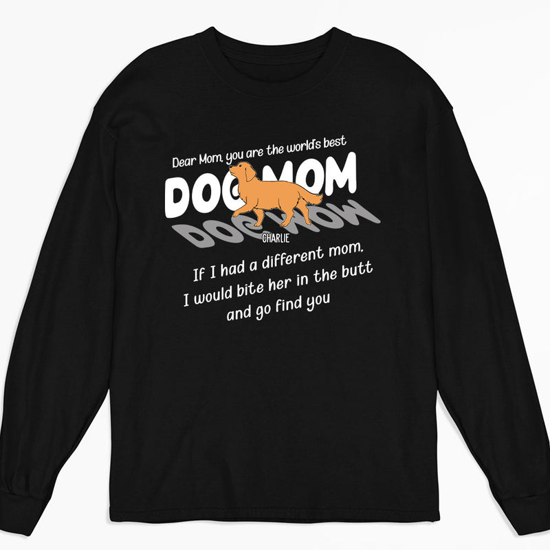 Dog Finding You - Personalized Custom Long Sleeve T-shirt