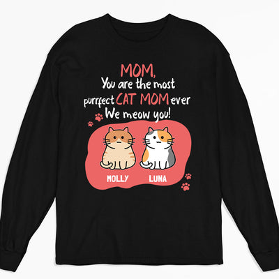 We Meow You - Personalized Custom Long Sleeve T-shirt