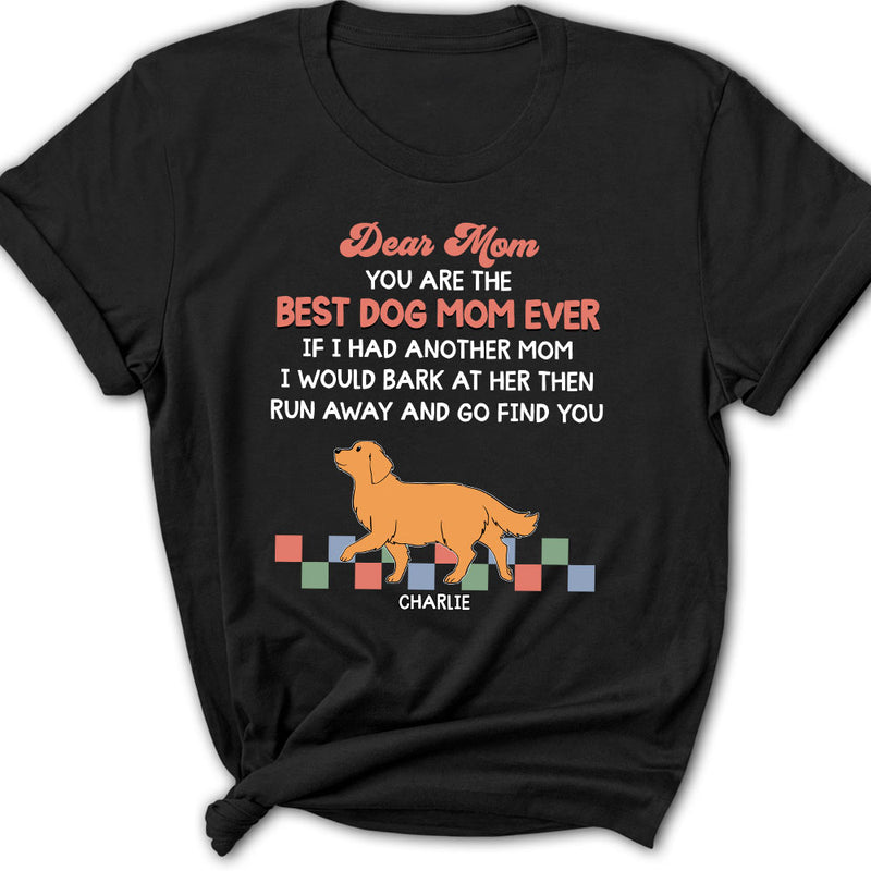 Retro Dog Mom - Personalized Custom Women&