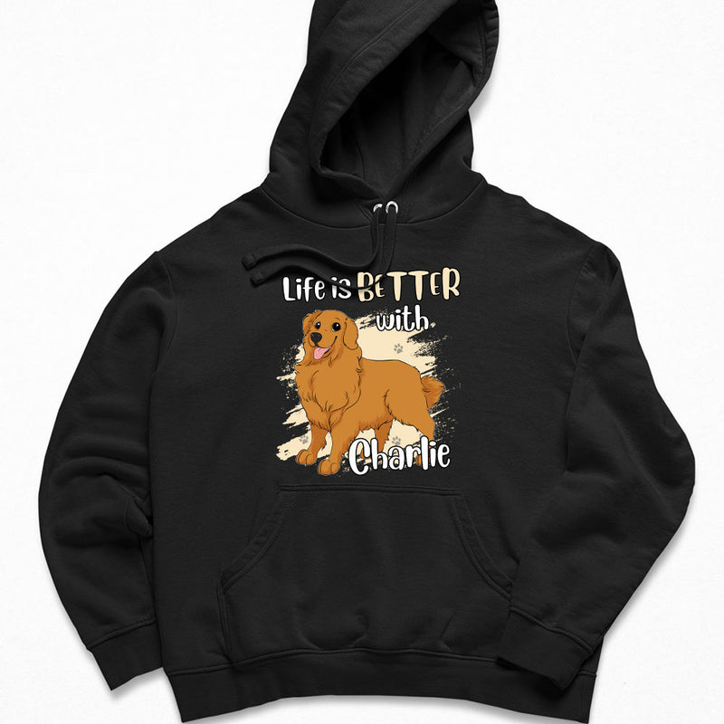 Life With Dog - Personalized Custom Hoodie