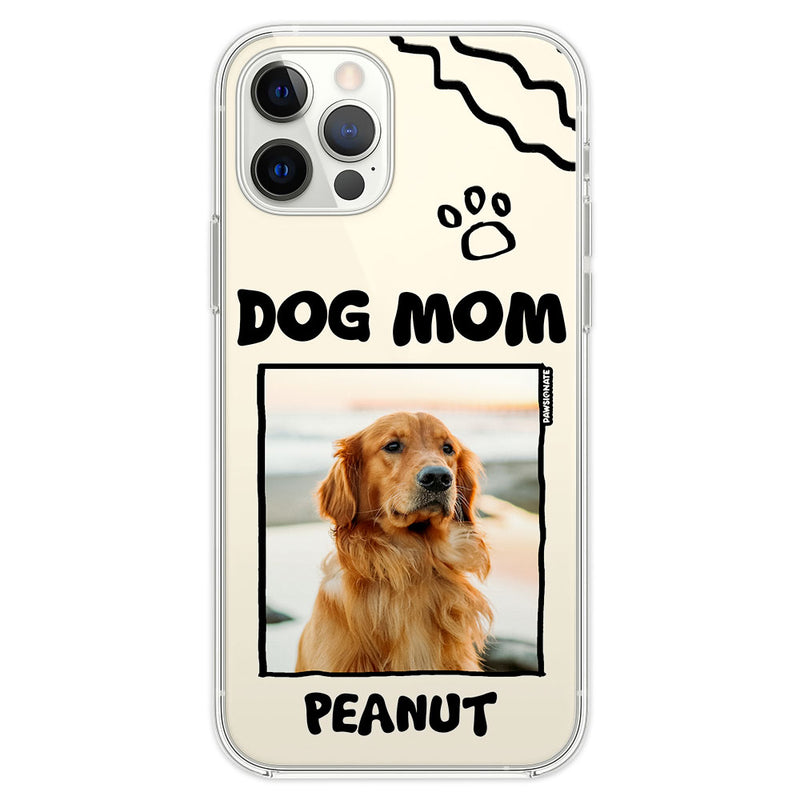 Dog Mom/Dad Cartoon Photo - Personalized Custom Phone Case