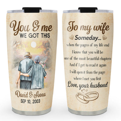 The Pages Of My Life - Personalized Custom Tumbler