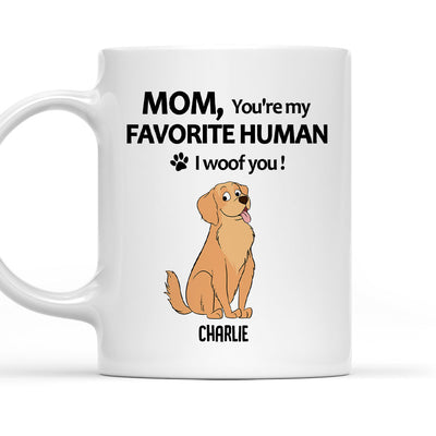 To My Favorite Human 2 - Personalized Custom Coffee Mug