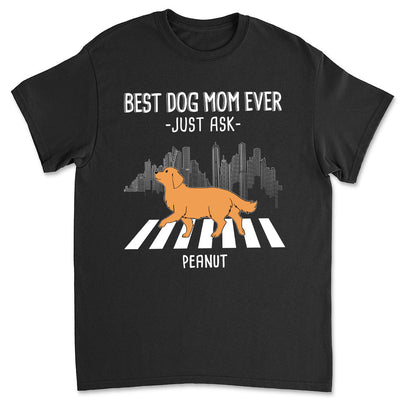 Dog Crossing - Personalized Custom Unisex T-shirt